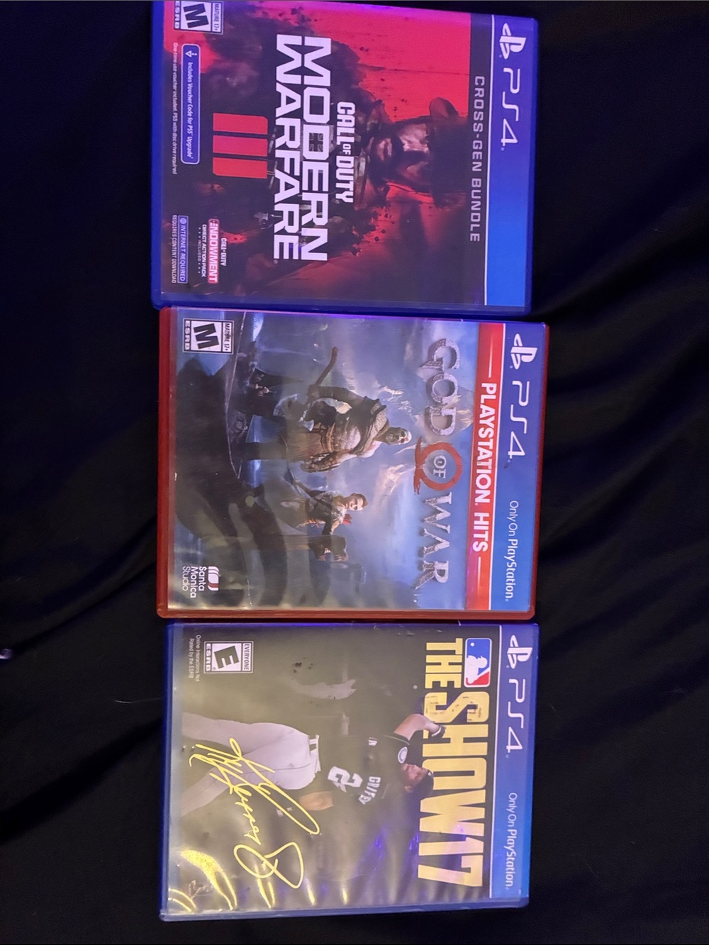 Sony PS4 Game Bundle - Red, Blue, Black